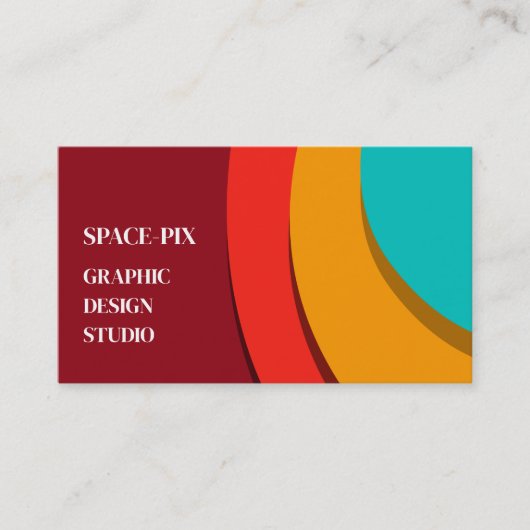 Modern concept, grafische ontwerper visitekaartje (Voorkant)