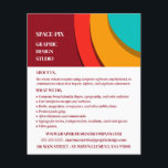 Modern concept, grafische vormgever Adverteren Flyer<br><div class="desc">Moderne concept,  Adverteren de grafische Ontwerper brochures door de opslag van het Visitekaartje.</div>