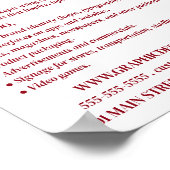 Modern concept, grafische vormgever Adverteren Poster (Hoek)