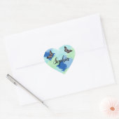 Modern conceptual art hart sticker (Envelop)