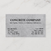 Modern Concrete Company Visitekaartje (Voorkant)