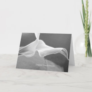 modern Condolence Card one Calla Kaart