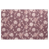 Modern Coneflowers Floral Pattern Bleek Paars Stof (Fat Quarter)