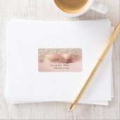 Modern Confetti, Kwaststreek, Glitter Bokeh Etiket (Insitu)