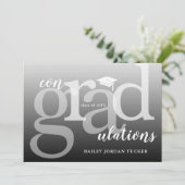 Modern ConGRADuleringen Afstuderen Gefeliciteerd (Staand voorkant)