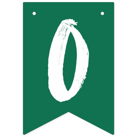 Modern Congrats Afstudeerder Green Afstuderen Vlaggetjes (Derde vlag)