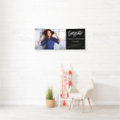 Modern Congrats H L Photo Afstuderen Banner - zwar (Insitu)