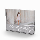Modern Congrats Typography Photo Block Fotoblokken