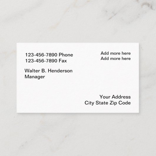 Modern constructie dak embleem visitekaartje (Achterkant)