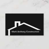 Modern constructie dak embleem visitekaartje (Voorkant)