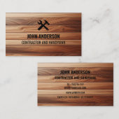 Modern Construction Handyman Contractor Renovation Visitekaartje (Voorkant / Achterkant)