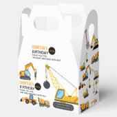 Modern Construction Simple Kid's Birthday Bedankdoosjes (Geopend)