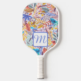MODERN, CONTEMPORAIRE BOTANISCHE AFDRUKKING PICKLEBALL PADDLE