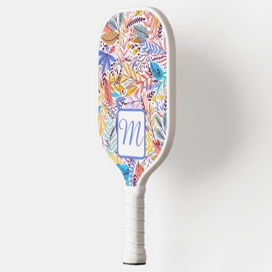 MODERN, CONTEMPORAIRE BOTANISCHE AFDRUKKING PICKLEBALL PADDLE (Links)