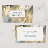 Modern Contemporary Abstract Consultant Visitekaartje (Voorkant / Achterkant)