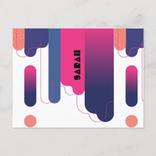 Modern Contemporary Arch Line Art Minimal Briefkaa Briefkaart