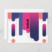 Modern Contemporary Arch Line Art Minimal Briefkaa Briefkaart (Voorkant / Achterkant)