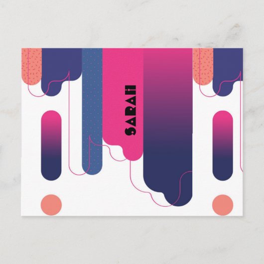 Modern Contemporary Arch Line Art Minimal Briefkaa Briefkaart (Voorkant)