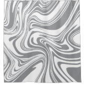 Modern Contemporary Bold Large Scale Abstract  Douchegordijn (Voorkant)