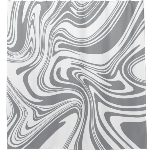 Modern Contemporary Bold Large Scale Abstract  Douchegordijn (Voorkant)