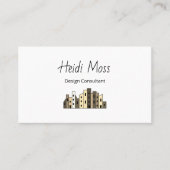 Modern Contemporary QR code Design Consultant  Visitekaartje (Voorkant)