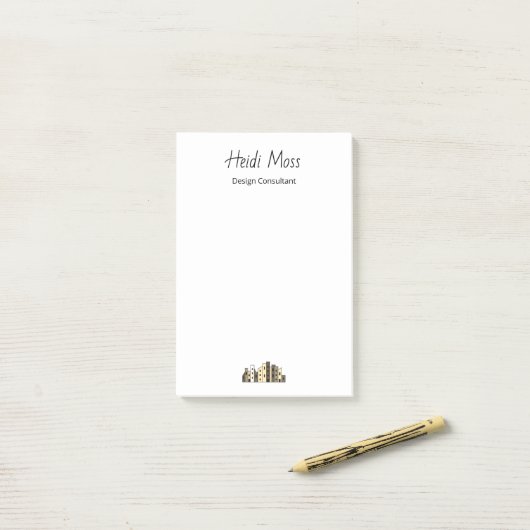 Modern Contemporary Urban Design Consultant  Post-it® Notes (Op bureau)