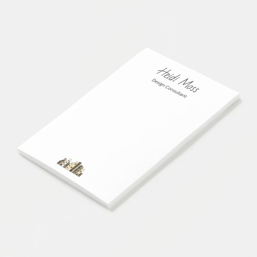 Modern Contemporary Urban Design Consultant Post-it® Notes (Schuin)