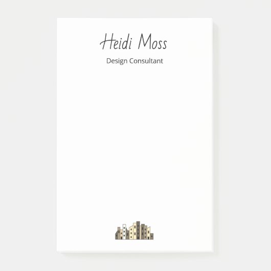 Modern Contemporary Urban Design Consultant Post-it® Notes (Voorkant)