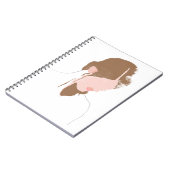 Modern Contour Portret Notitieboek (Linkerzijde)