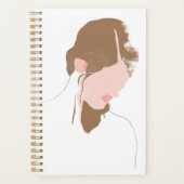 Modern Contour Portret Planner (Voorkant)