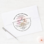 Modern Cookies Cottage Law Label (Envelop)