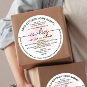 Modern Cookies Cottage Law Label