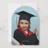 Modern COOL 4 SCHOOL foto afstudeerder boogaankond Kaart (Voorkant)