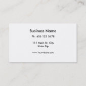 Modern Cool Abstract Art Visitekaartje (Achterkant)