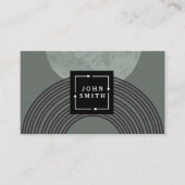 Modern Cool Abstract Art Visitekaartje (Voorkant)