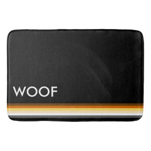 Modern Cool and Elegant Gay Beer Pride Flag WOOF Badmat