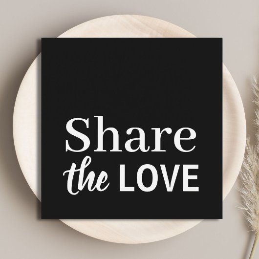 Modern Cool Blach White Beauty Salon Referral Vierkante Visitekaartjes