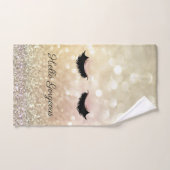 Modern Cool Bokeh, Faux Lashes Bad Handdoek (Handdoek)