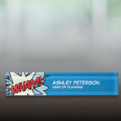 Modern Cool Comic Book Pop Art Flash WHAM Naambordje