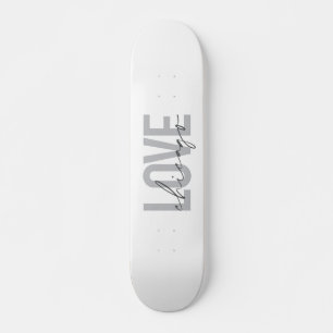 Modern, cool, eenvoudig, minimaal, design Love Chi Persoonlijk Skateboard