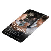 Modern Cool Fun Photo Brother Definition Magneet (Linkerzijde)