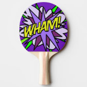 Modern Cool Fun WHAM Comic Book Tafeltennisbatje (Achterkant)