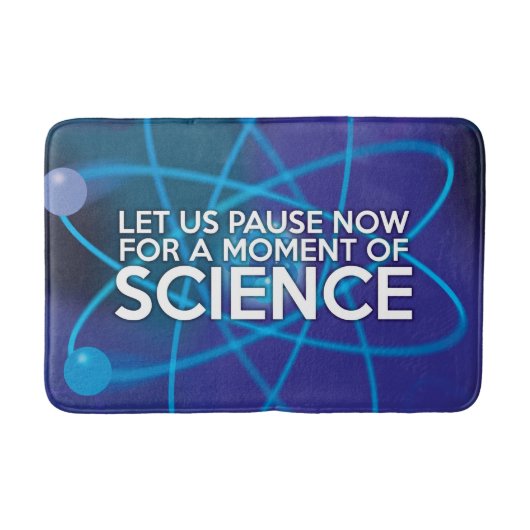 Modern Cool Funny Science Gezegde Badmat (Voorkant)