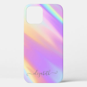 Modern Cool Girly Elegant Holographic Case-Mate iPhone Case