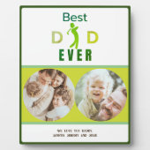 Modern Cool Golfer Best Dad ever Day Foto Fotoplaat (Voorkant)