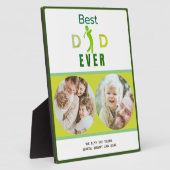 Modern Cool Golfer Best Dad ever Day Foto Fotoplaat (Zijkant)