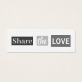 Modern Cool Gray White Beauty Salon Referral Mini Visitekaartjes (Voorkant)