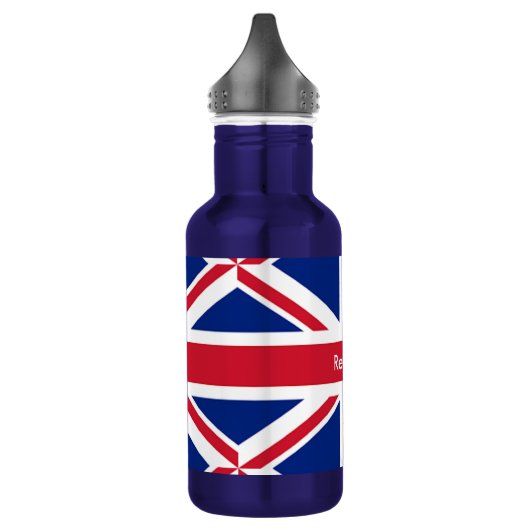 Modern Cool Keep Calm Union Jack-vlag Waterfles (Links)