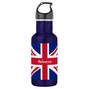 Modern Cool Keep Calm Union Jack-vlag Waterfles