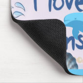 Modern & Cool Love Dolfijnen Citaten Naam Muismat (Hoek)